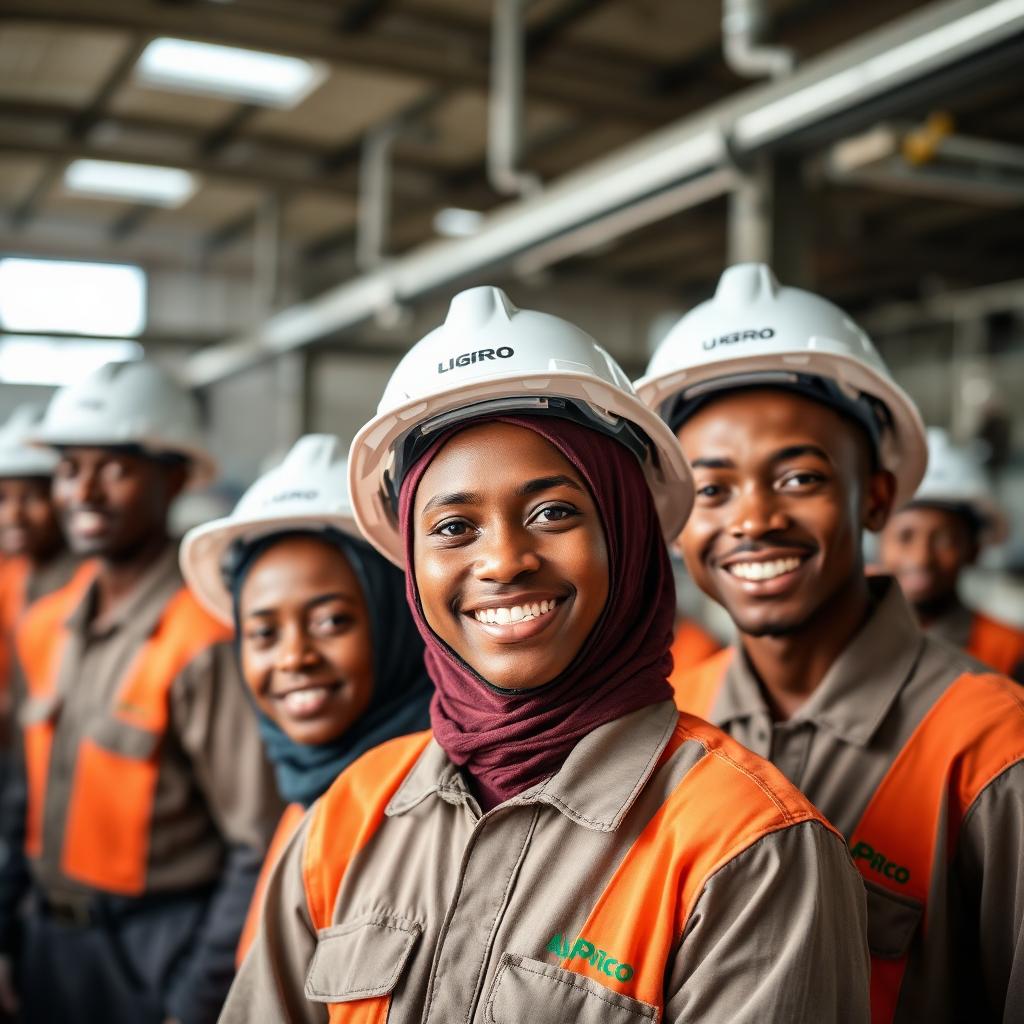 PUNT GROUP workers at an industrial facility